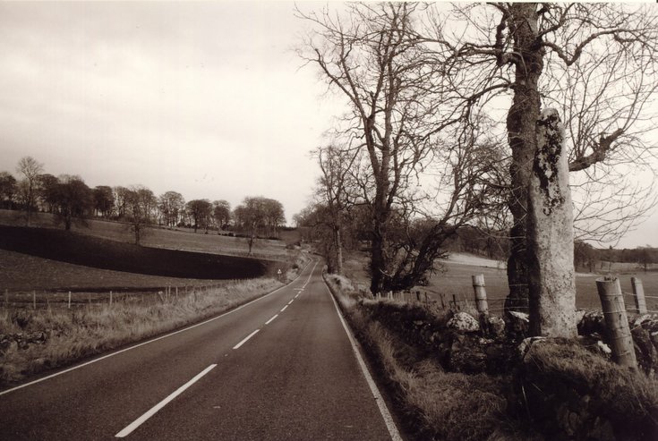 Second view towards Clashmore from Standing stone at Ospisdale