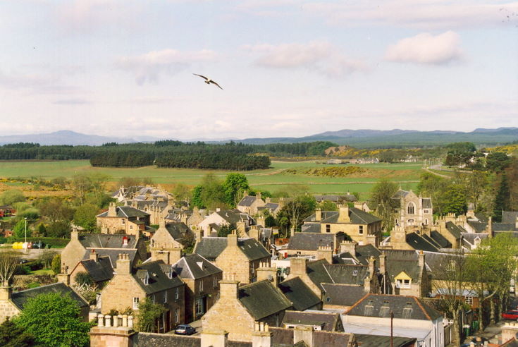 View from Cathedral tower to the west
