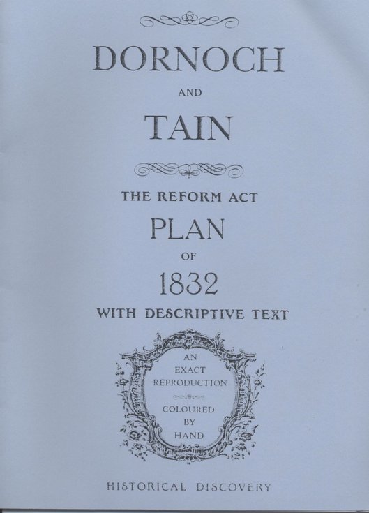 Dornoch and Tain The Reform Act Plan of 183