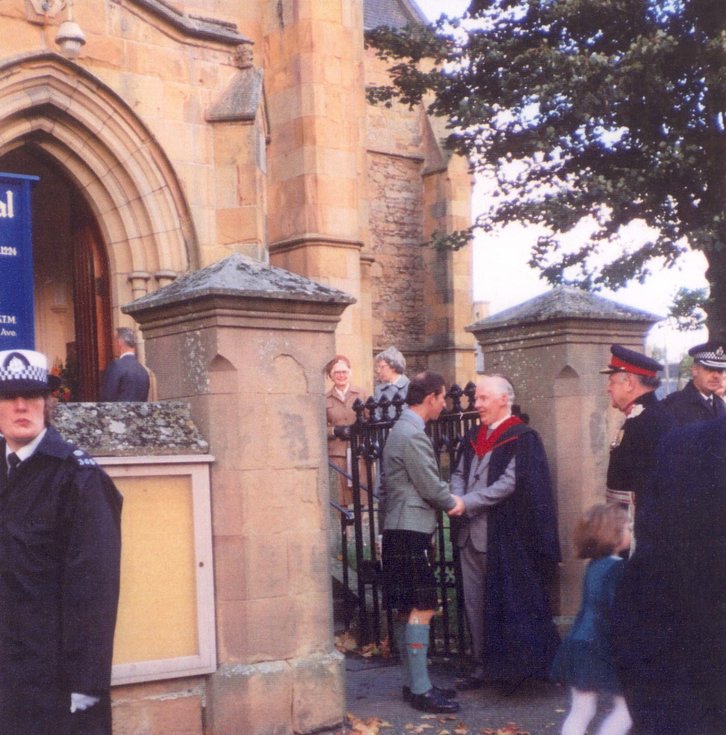 Prince Charles Vist to Dornoch Cathedral 1 Oct 1989