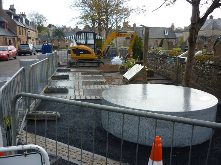 Mercat Cross site development 2010 nearing completion
