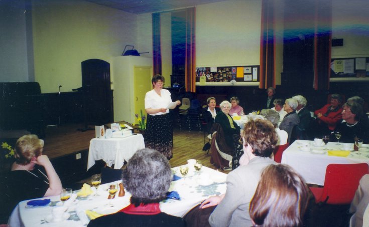 Dornoch SWRI 75th anniversary performance by Maureen Mackay