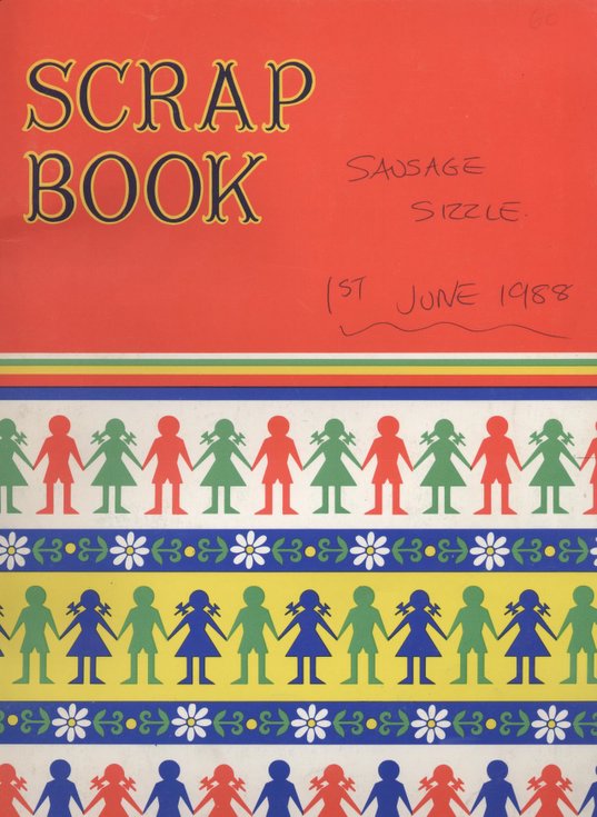 Scrapbook of cubs Sausage Sizzle 1988