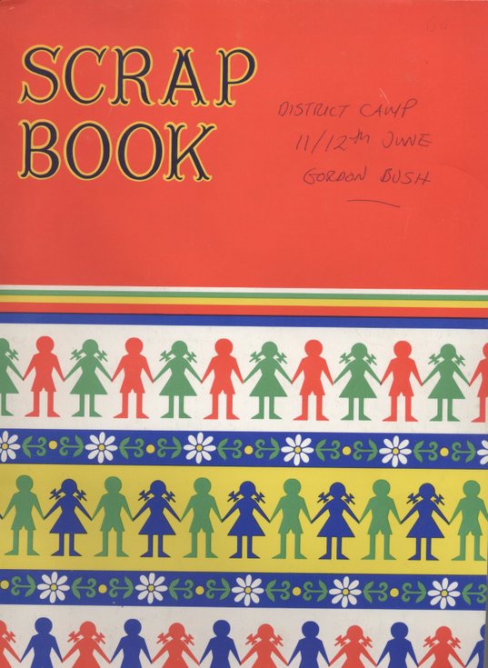 Scrapbook of cubs District Camp 11/12th June at Gordonbush