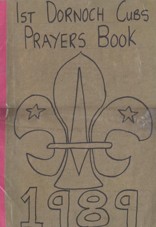 1st Dornoch Cubs Prayers Book 1989
