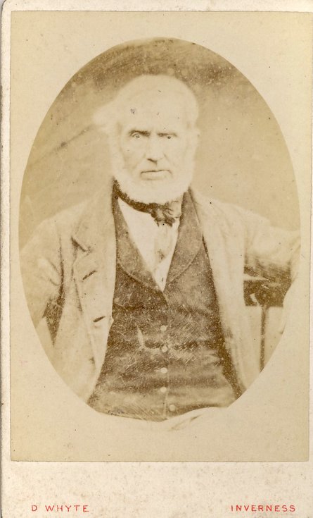 Studio photograph of an elderly gentleman
