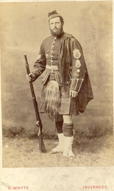 Studio photograph of Colour Sergeant Robert Mackay