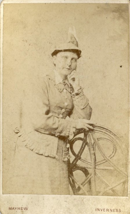Studio photograph of a lady thought to be of the Bremner family