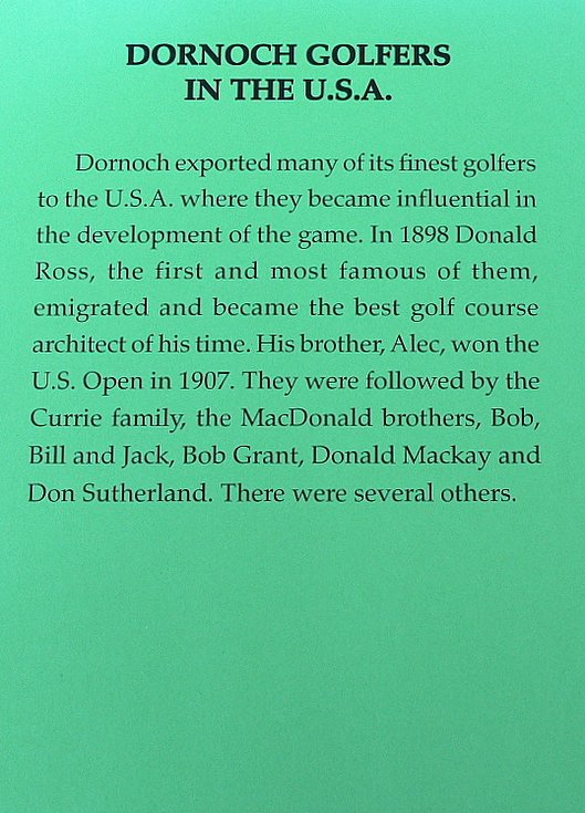 Dornoch golfers in the USA