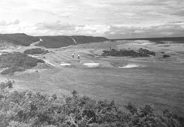Photograph of Dornoch golf course c 1970