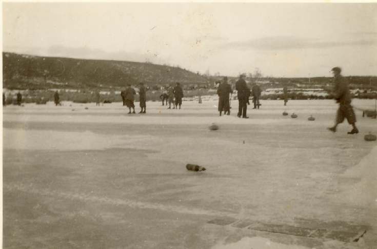 photograph of curling at Loch an Treel