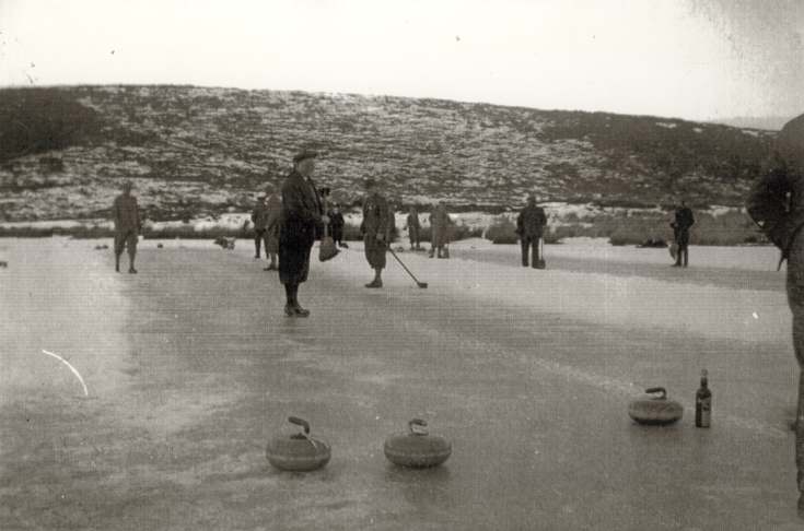 photograph of curling at Loch an Treel