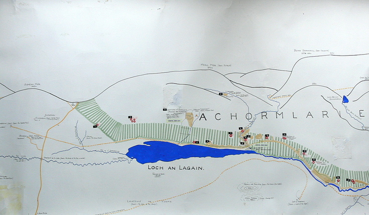 Key plan of Evelix Valley