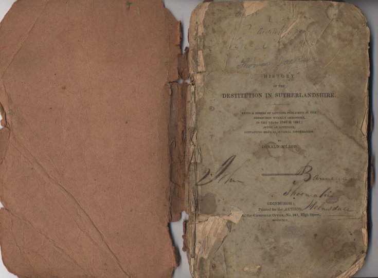 History of the Destitution in Sutherland