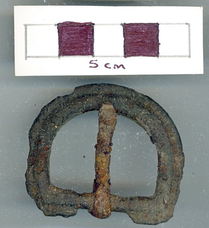 Objects discovered on Pitgrudy Farm - buckle