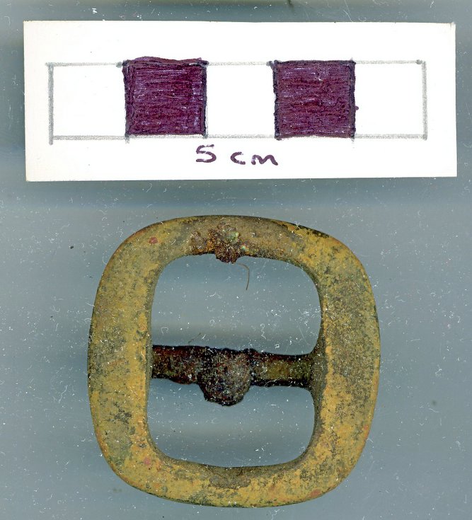 Objects discovered on Pitgrudy Farm - horse harness buckle