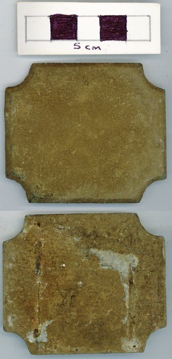 Objects discovered on Pitgrudy Farm - lead alloy metal plate