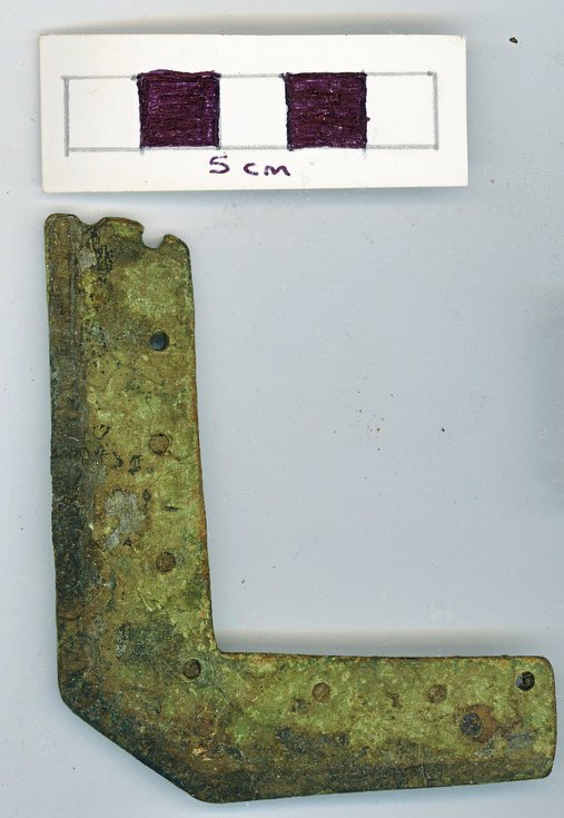 Objects discovered on Pitgrudy Farm - metal bar