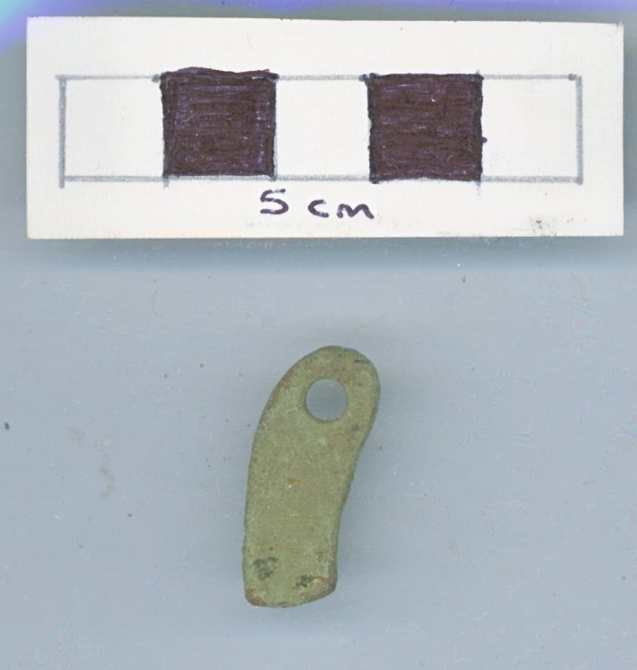 Objects discovered on Pitgrudy Farm - Copper alloy fitting