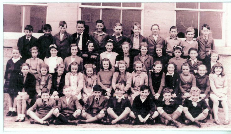 Dornoch Academy pupils group photograph c 1947/48