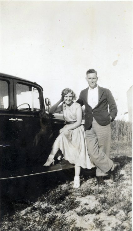 Christine (Rennie) with Robert John Mackay of Embo