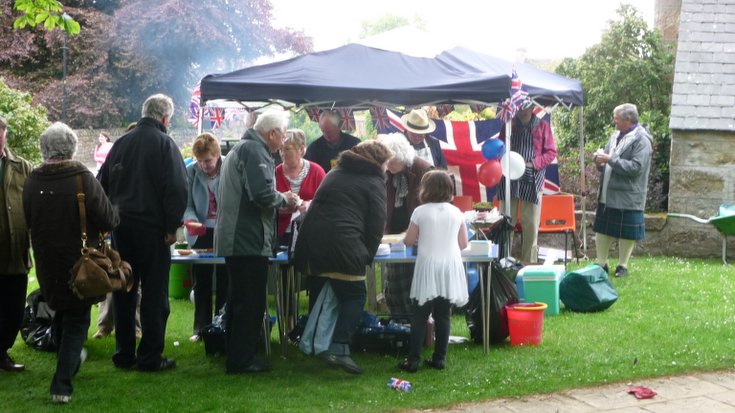 Barbeque at Dornoch Diamond Jubilee celebrations