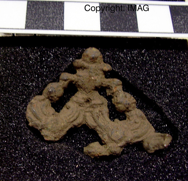 Treasure Trove objects from Balloan, Dornoch - Openwork mount