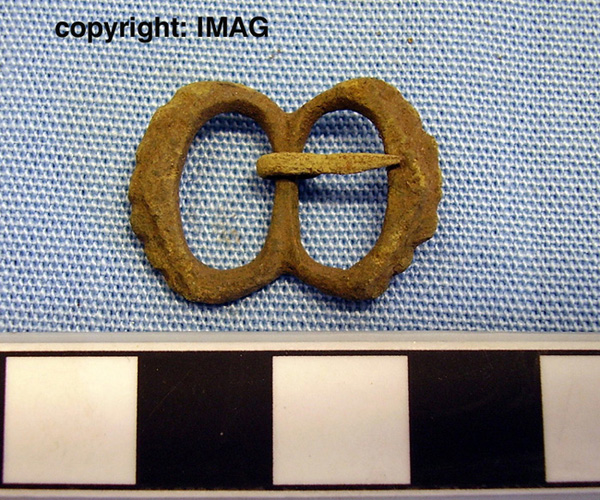 Treasure Trove objects from Dornoch N of Burghfield - Buckle