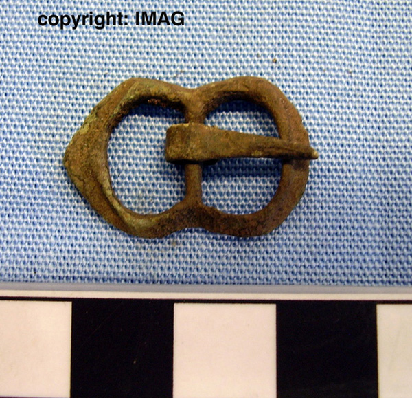 Treasure Trove objects from Dornoch N of Burghfield - Buckle