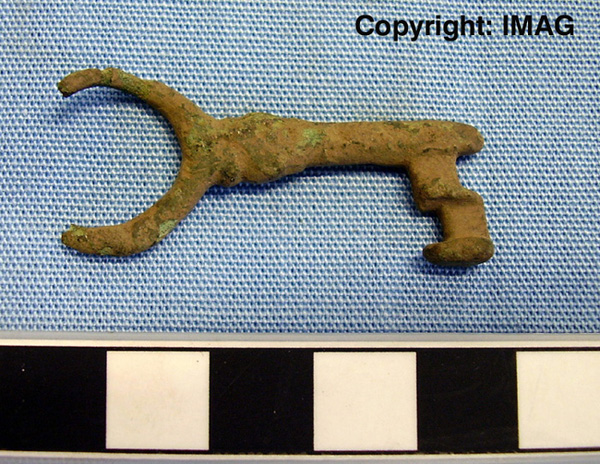 Treasure Trove objects from Dornoch N of Burghfield - Key