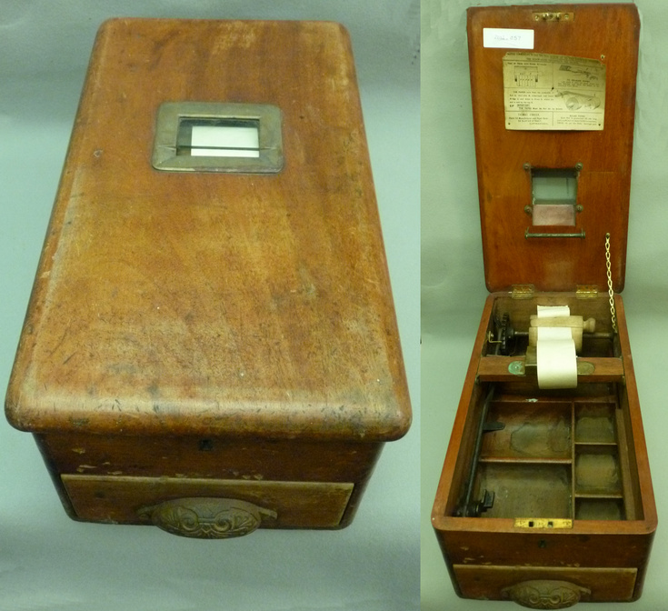 Cash register from a shop in Castle Street, Dornoch