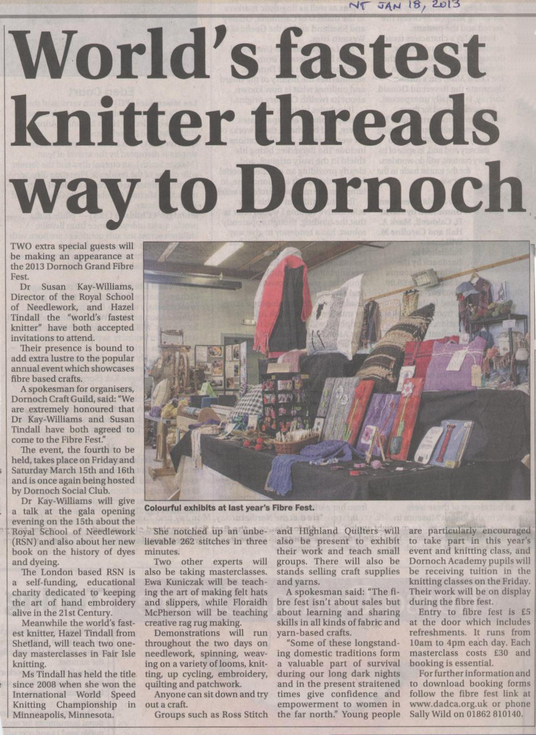 Dornoch Fibre Fest 2013