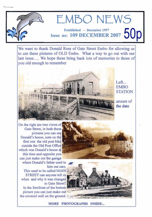 Embo News Issue No. 109 December 2007