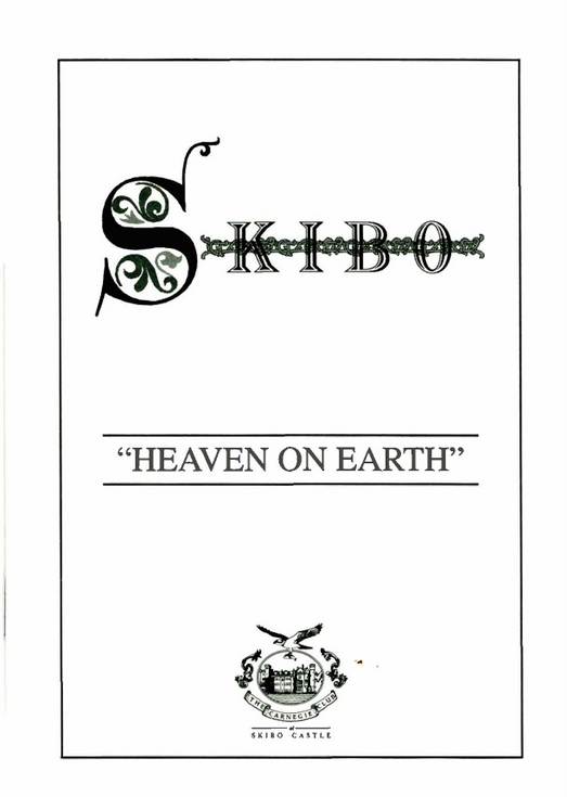 Skibo leaflet entitled