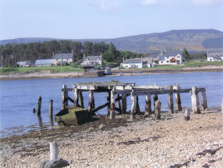 Pier at Littleferry c 2004