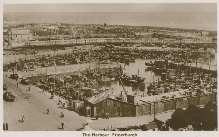 Fishing scenes around Scotland - 'The Harbour Fraserburgh'