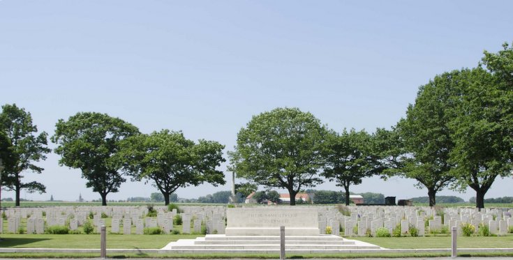 Commonwealth War Grave Cemetary Bard Cottage Ypres