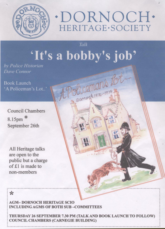 Audio of talk by Dave Connor at Dornoch Heritage AGM 26 Sep 13
