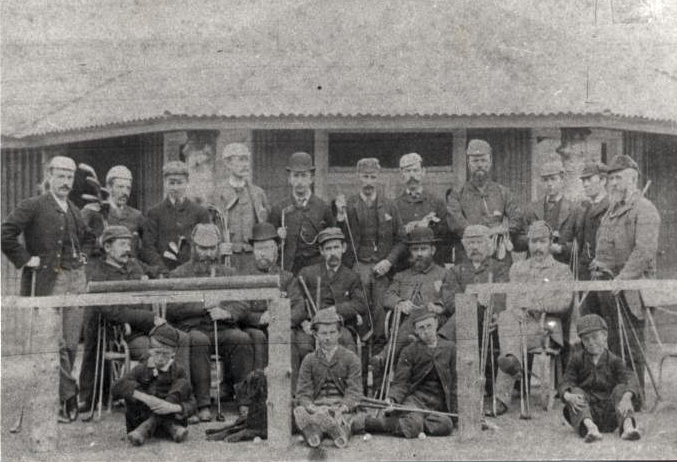 Group photograph of Royal Dornoch club members