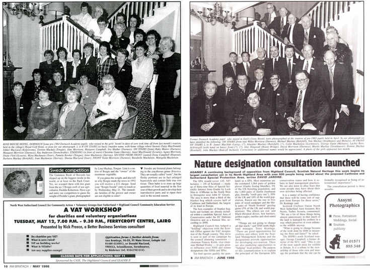 Ross House/Earls Crpss hostel reunion 1998