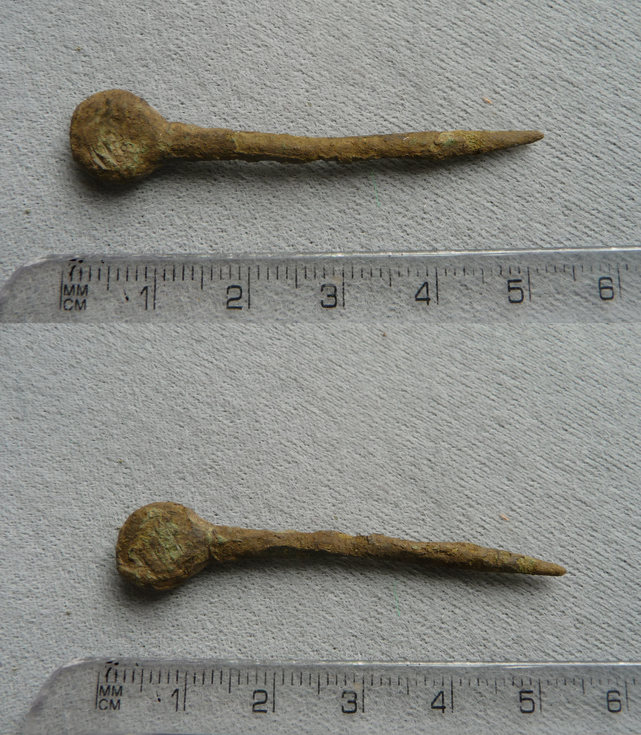 Copper alloy dress pin