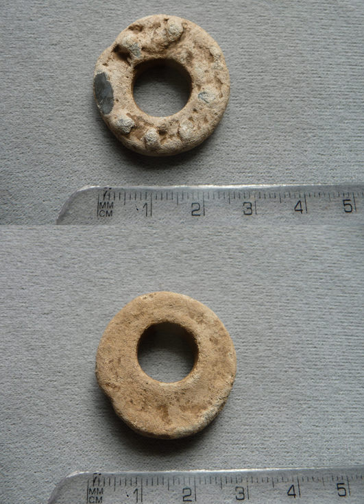 Lead spindle whorl