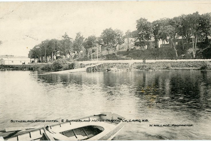 View of the Loch Shin water front at Lairg