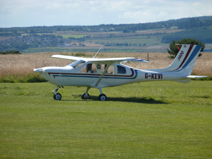 G-KEVI at the Fly In' to Dornoch Airfield 2 Aug 15