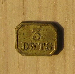 Watchmaker's 3 DWTS weight