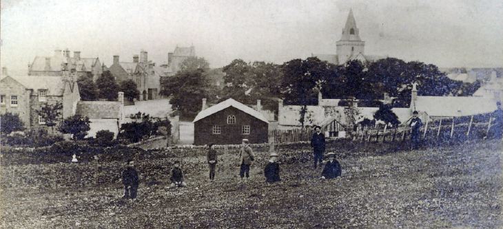 Children in field