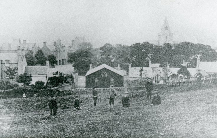 Children on school playground
