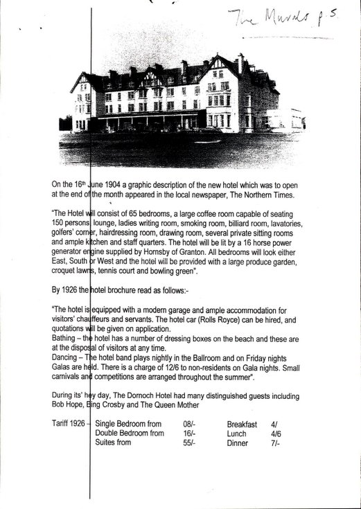 The Dornoch Hotel