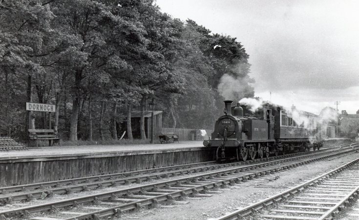 11.55 a.m. Mound to Dornoch pulled by 55051