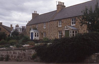Houses with large front gardens Grange Road